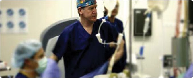 Professor Tony Costello in a Operation Room